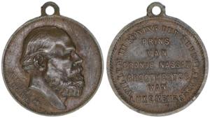 Willem III. Niederlande. Medaille, ohne ... 