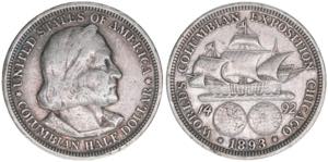 Half Dollar Kolumbus, 1893 Vereinigte ... 
