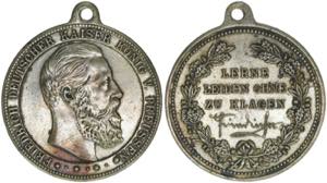 Friedrich III. 1888 Preussen. Medaille, ohne ... 