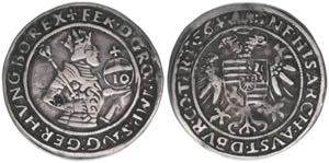 Ferdinand I. 1522-1558-1564 10 Kreuzer, ... 