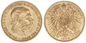 Franz Joseph I. 1848-1916 10 Kronen, 1896. ... 