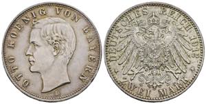 Otto 1886-1913 Bayern. 2 Mark, 1912 D. ... 