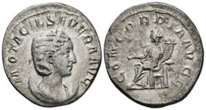 Otacilia Severa +249, Gattin des Philippus ... 