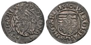 Wladislaus II. 1490-1516 Denar, 1510 KB. ... 