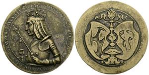 Maximilian I. 1490-1519 Medaille, 1509/1886 ... 
