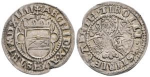 Maximilian I. 1490-1519 1/2 Batzen, 1514. ... 