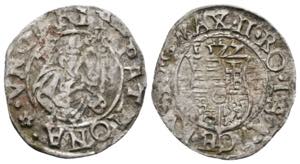 Maximilian II. 1564-1576 Denar, 1577 KB ... 