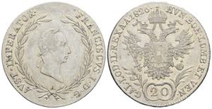 Franz II. (I.) 1792-1835 20 Kreuzer, 1826 A. ... 