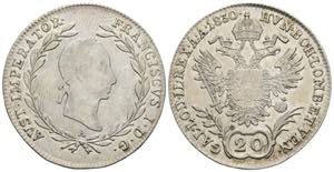 Franz II. (I.) 1792-1835 20 Kreuzer, 1830 A. ... 