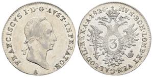 Franz II. (I.) 1792-1835 3 Kreuzer, 1826 A. ... 