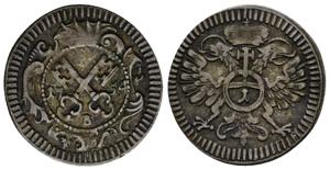 1 Kreuzer, 1754 Regensburg. 0,67g. ... 
