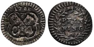 1 Pfennig, 1783 Regensburg. 0,39g. ... 