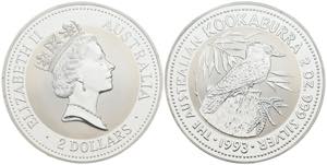 Elisabeth II. Australien. 2 Dollar, 1993. 2 ... 