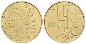 100 Euro, 2010 Finnland. 150 Jahre finnische ... 