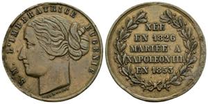 Napoleon III. Frankreich. Medaille, 1853. ... 