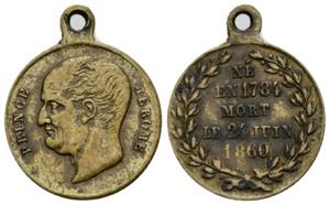 Prinz Jerome 1784-1860 Frankreich. Medaille, ... 