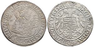 Ferdinand I. 1522-1558-1564 1/2 Taler, 1561. ... 