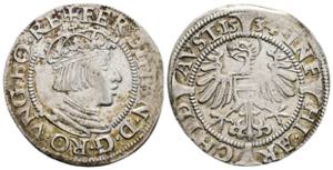 Ferdinand I. 1522-1558-1564 Groschen, 1534. ... 