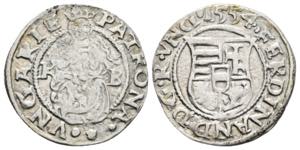 Ferdinand I. 1526-1564 Denar, 1554 KB. ... 