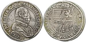 Erzherzog Maximilian 1602-1618 Taler, 1618. ... 