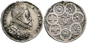 Rudolph II. 1576-1612 Medaille, 1599. Guss ... 