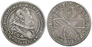Rudolph II. 1602-1612 6 Kreuzer, 1604. ... 