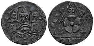 Simon I. 1275-1344 Lippe. Denar. ... 