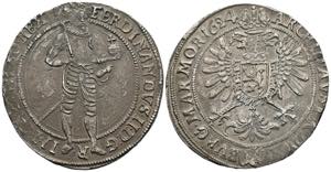 Ferdinand II. 1619-1637 1/2 Taler, 1624. ... 