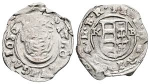 Ferdinand II. 1619-1637 Denar, 1636 KB. ... 
