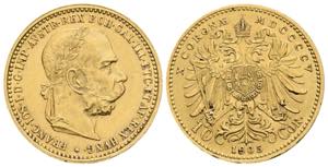 Franz Joseph I. 1848-1916 10 Kronen, 1905. ... 