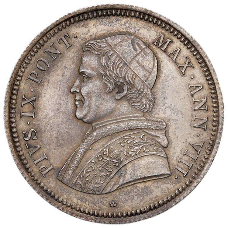 Pio IX (1846-1878) 50 Baiocchi ... 