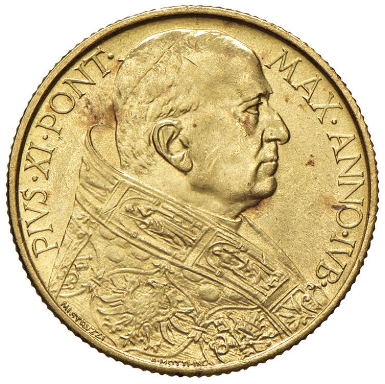 Pio XI (1922-1939) 100 Lire ... 