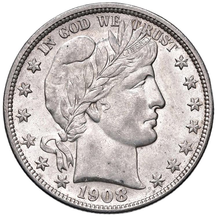 USA Mezzo Dollaro 1908 S Barber - ... 