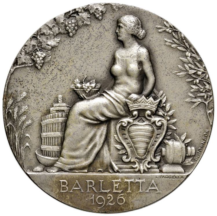 BARLETTA - Medaglia 1926 Concorso ... 