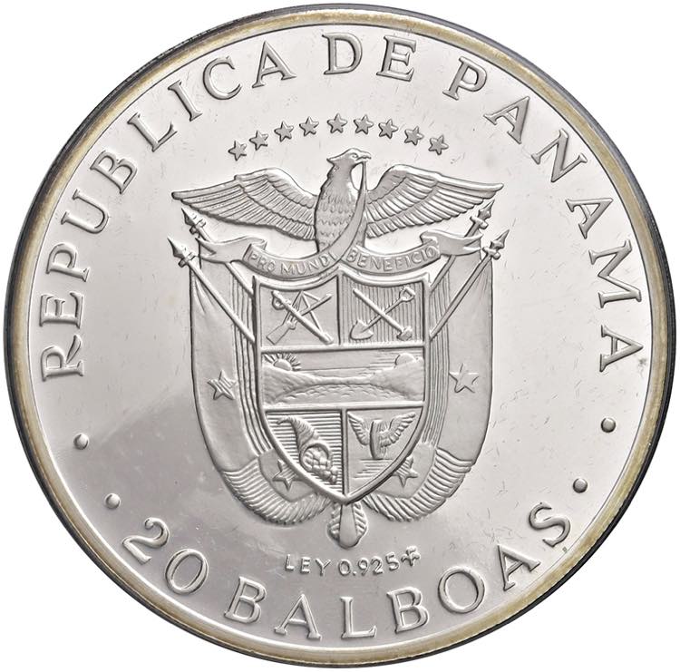 PANAMA 20 Balboas 1971 - AG (g ... 