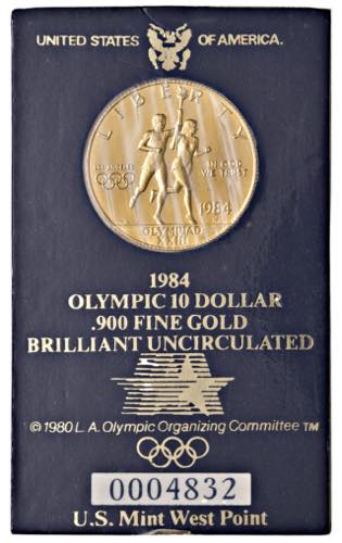 USA 10 Dollari 1984 - Fr. 196 AU ... 