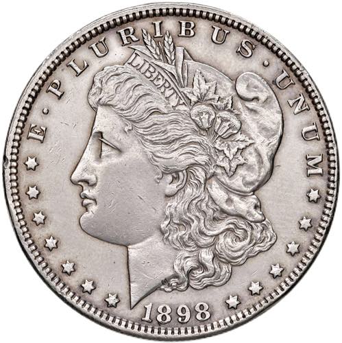 USA Dollaro 1898 - KM 110 AG Colpi ... 