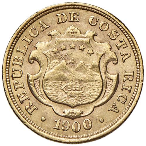 COSTA RICA 10 Colones 1900 ... 