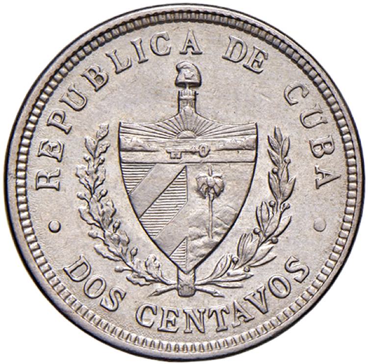 CUBA 2 Centavos 1915 - KM A10