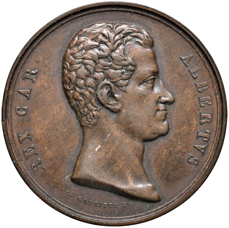 Carlo Alberto - Medaglia 1835 - AE ... 