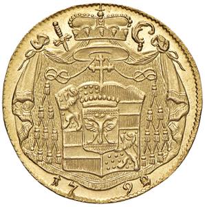 AUSTRIA Salisburgo (1772-1803) Ducato 1792 M ... 