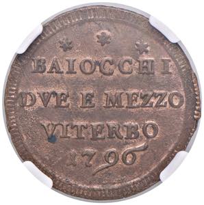 Pio VI (1774-1799) Viterbo - Sampietrino ... 
