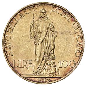 Pio XI (1922-1939) 100 Lire 1932 Anno XI - ... 
