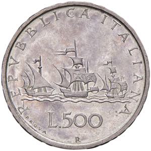 REPUBBLICA ITALIANA 500 Lire 1957 Prova - ... 
