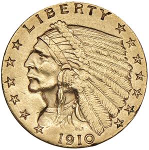 USA 2,50 Dollari 1910 - ... 