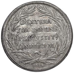 Innocenzo XI (1676-1689) Piastra 1684 An. ... 