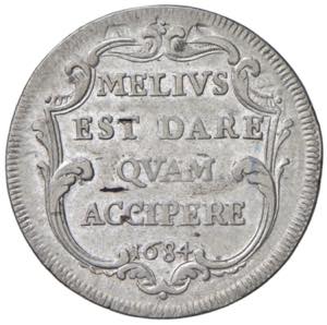 Innocenzo XI (1676-1689) Testone 1684 - ... 