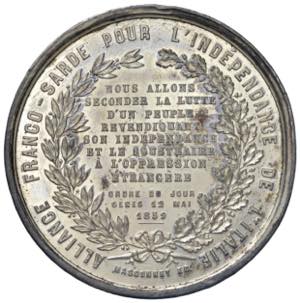 FRANCIA Napoleone III (1852-1870) Medaglia ... 