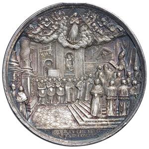 Pio IX (1846-1878) Medaglia annuale 1854 An. ... 