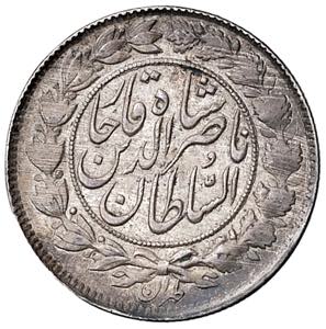 IRAN Nasir al-Din (1848-1896) 1.000 Dinars ... 